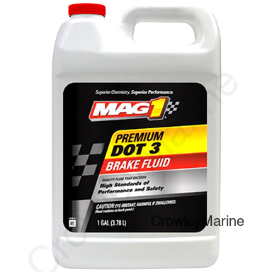 Brake Fluid, 1 Gallon, DOT 3 (391800)
