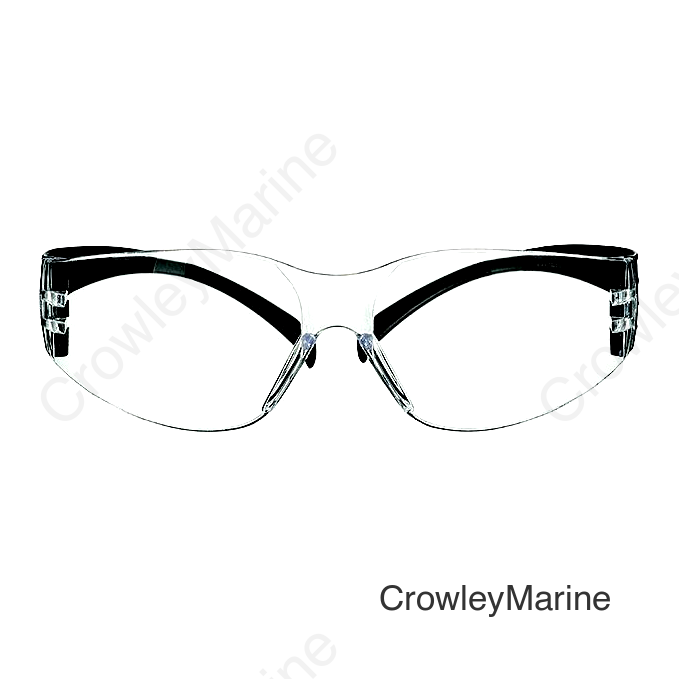 3M SF101AFBLK Securefit™ 100 Series Protective Eyewear, Clear