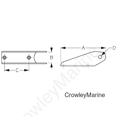 LADDER TRANSOM GUDGEON S.S.