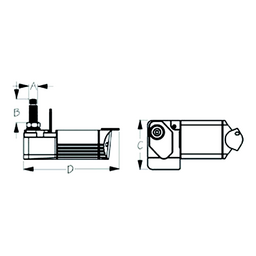 SeaDog Powder Coated Aluminum & Stainless Waterproof Heavy Duty 12V Wiper Motor | White Finish thumbnail-0