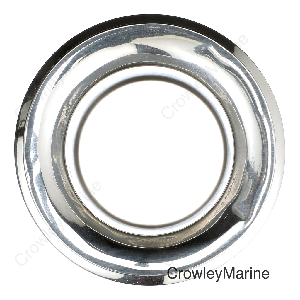 Seachoice Mega-Flow Dripless Thru Hull Fitting, 316 Stainless Steel, Fits 1-1/2 In. Hose, 1-1/2 In. Max. Hull