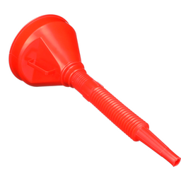 Seachoice 2 Piece Red Funnel with Filter, 5.5 in., Flexible Strainer thumbnail-1