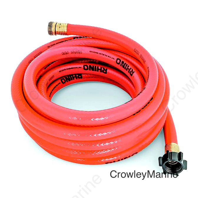 Camco RhinoFLEX Gray/Black Water Hose, 25'