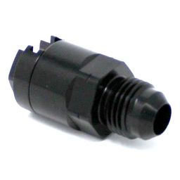 Torque Solution Locking Quick Disconnect Adapter Fitting: 3/8in SAE to -8AN Male Flare thumbnail-2
