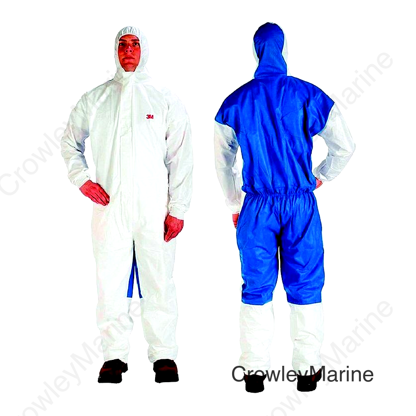 3M™ Marine 4535XL Coverall White/Blue 5/6 XL