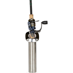 Seachoice Fishing Rod Holder, Cast Stainless Steel, 30 Degree Gunnel Mount thumbnail-0