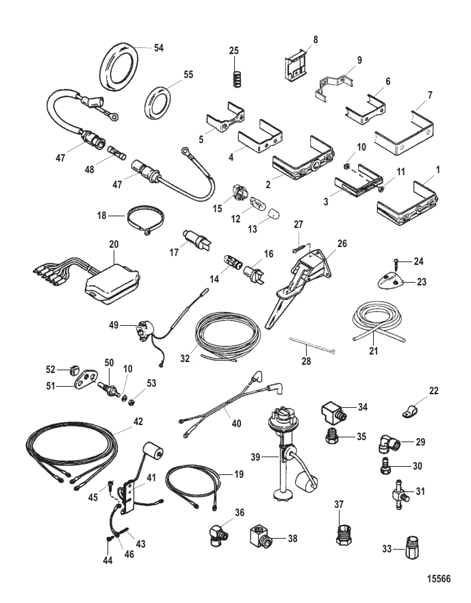 Serial Range Accessories Analog Gauges - 1994 & Up - Mounting Hardware (White Casing Gauges)