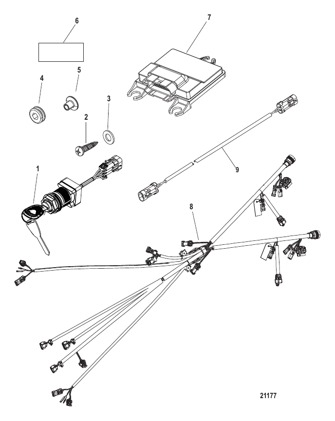 Serial Range Accessories SmartCraft - Command Module-DTS - 2002 & Up - Command Module Kit Console Mount-DTS (Dual)
