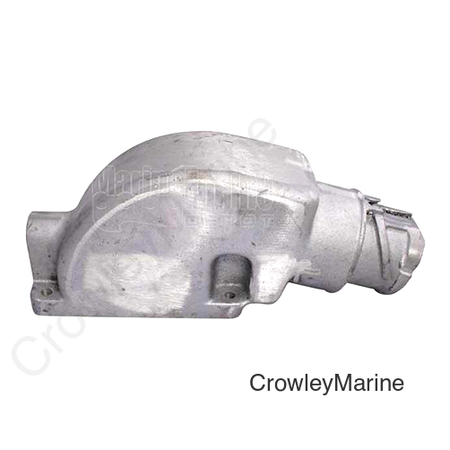 Riser, Aluminum Exhaust  MP2K 4.3L-8.2L