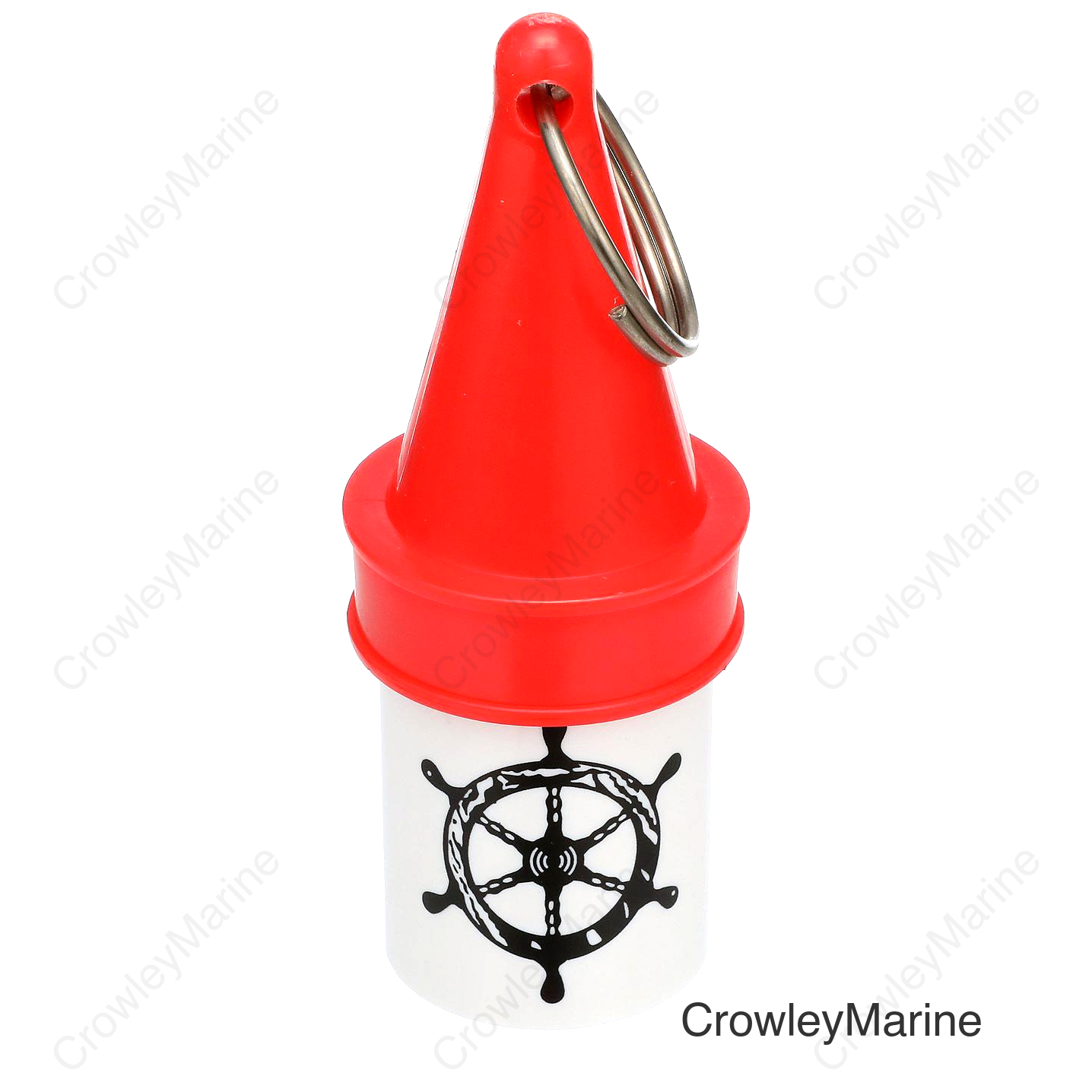 Seachoice High-Visibility Floating Key Buoy With Dry Storage, Red