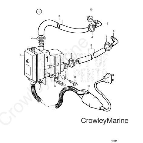 Engine Heater(V2) - Volvo Penta (21147880)