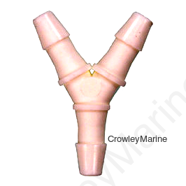 1/4" PLASTIC Y FITTING