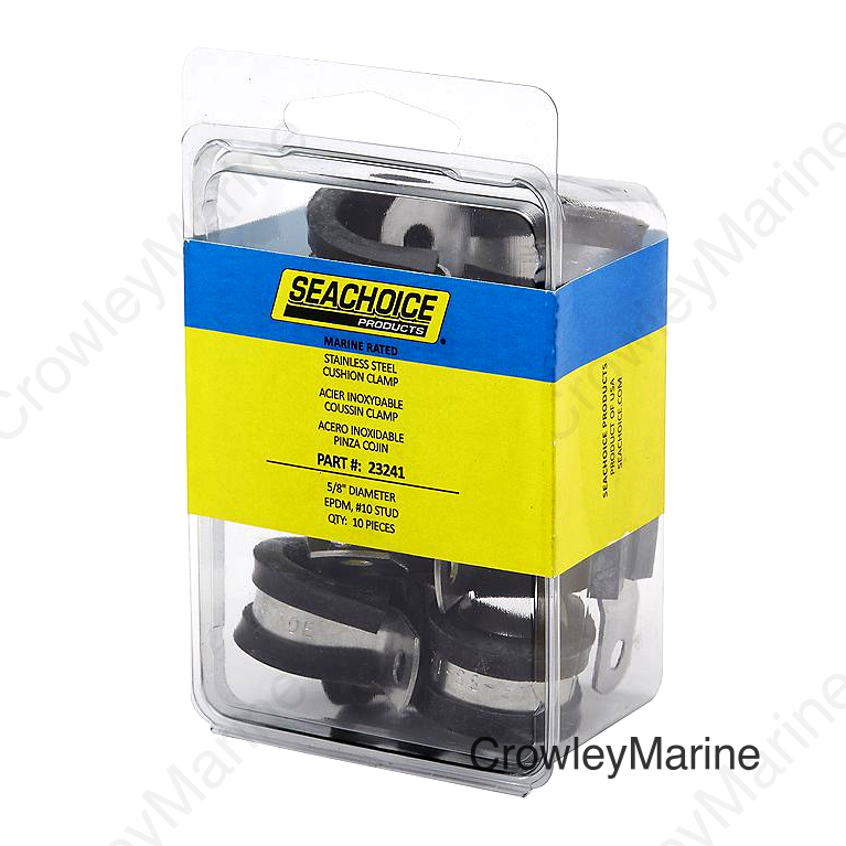 Seachoice Stainless Steel Cushion Cable Clamp, 5/8 In.