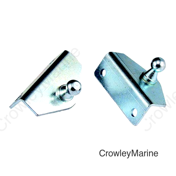 JR Products BR1015 Gas Spring Mounting Brackets - Angled, 2/pk