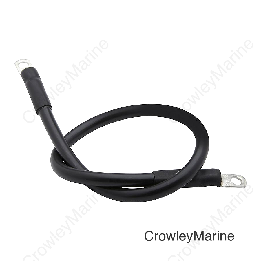 Seachoice 4 AWG Marine Grade Cable, Black, 2 Ft.