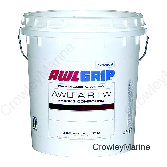 Awlfair LW Trowelable Fairing Compound Base, White 2-Gal.