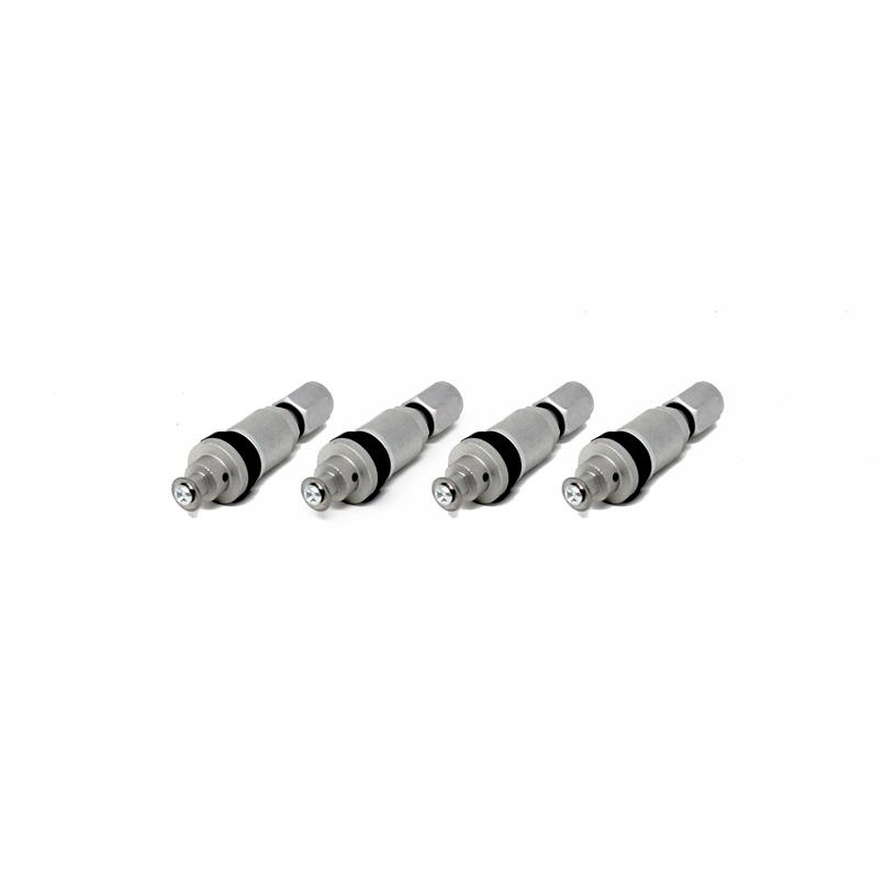 Torque Solution Billet TPMS Valve Stem Kit (Silver) 2008+ Subaru Legacy Impreza WRX / STi