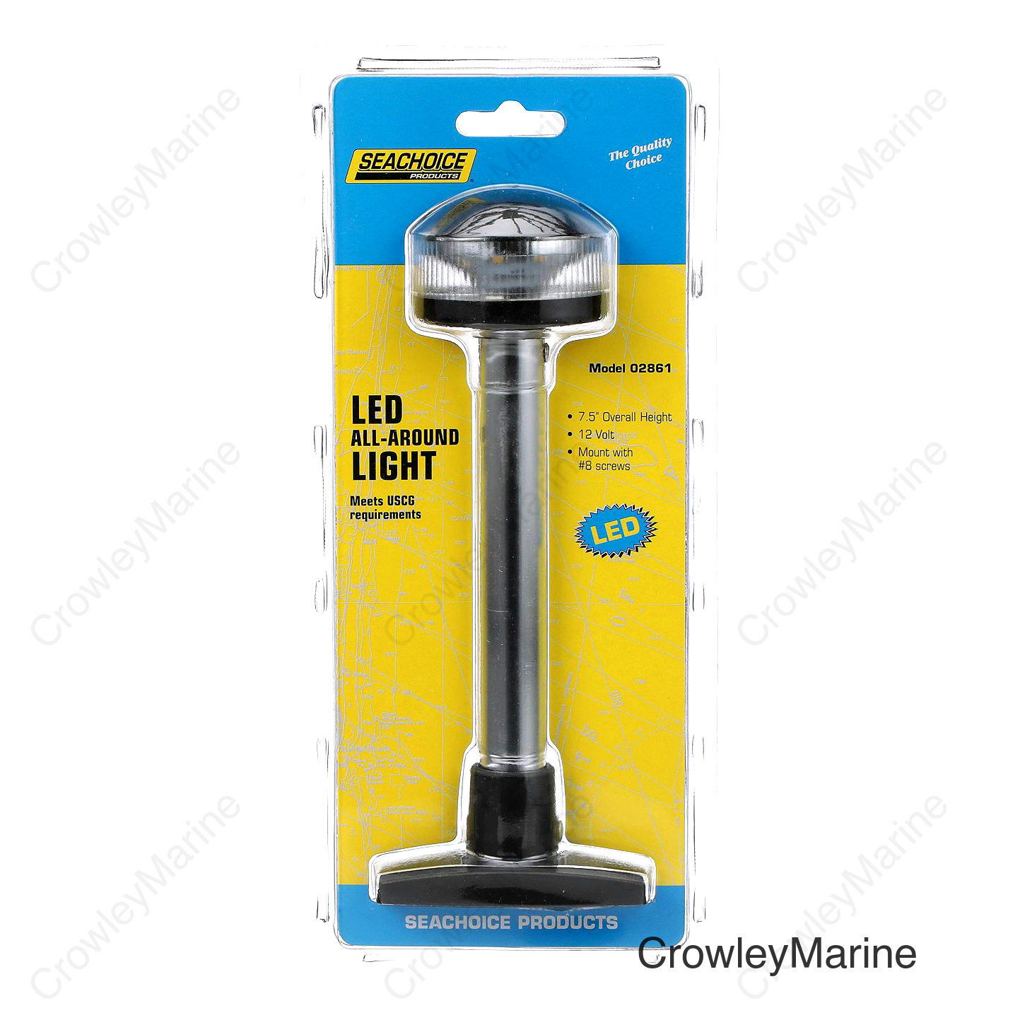 Seachoice LED All-Round Light, Boat Navigation, 7.5 In. Tall