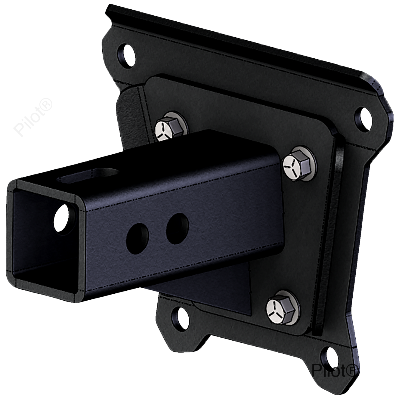 Hitch - Rear Receiver - 2" - Polaris RZR