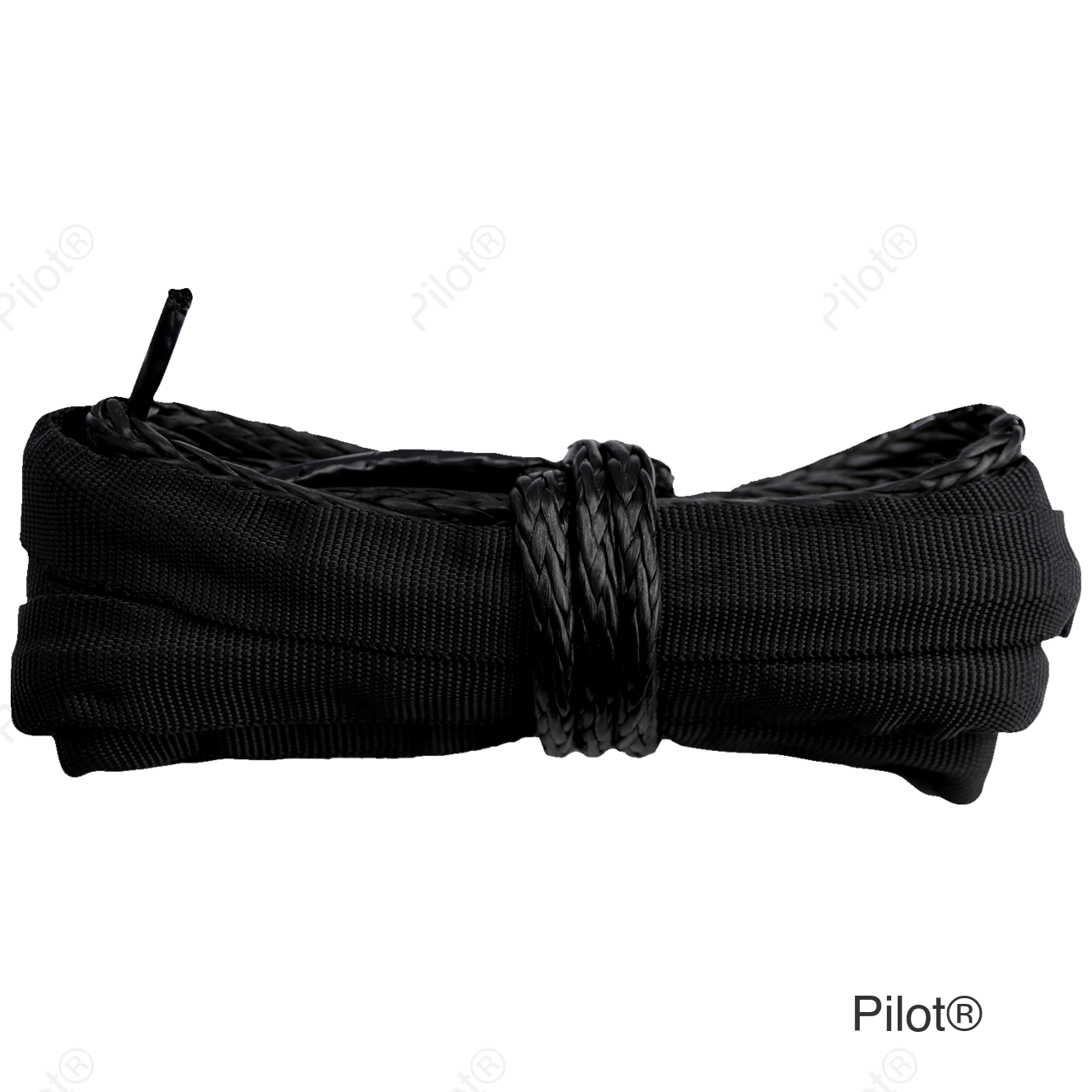 Winch Rope - Synthetic - Smoke - 3/16" x 12'