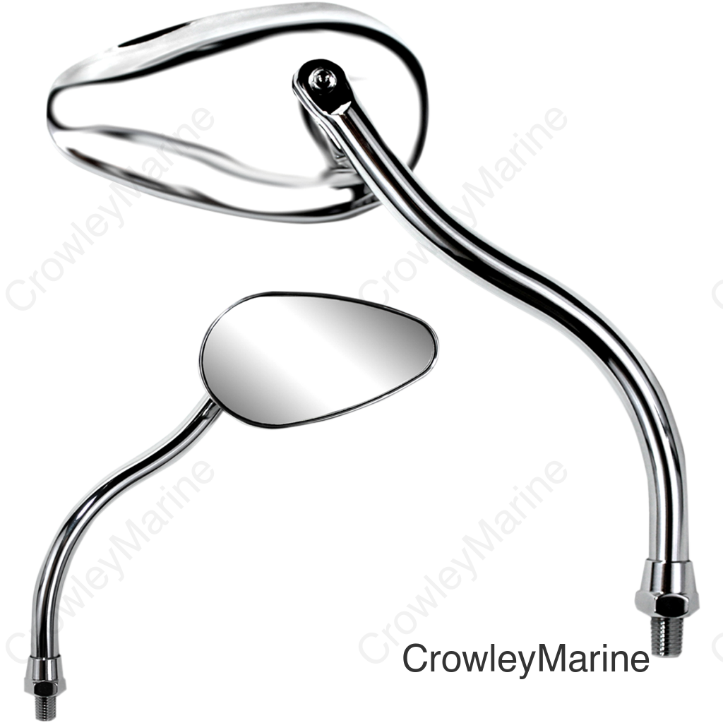 MIRROR PU TEARDROP CHR