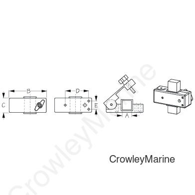 Removeable Rail Mount Clamp - Sea-Dog Line (327197-1)