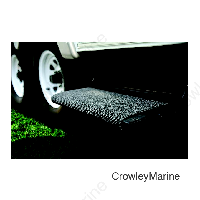Camco Step Rug XL For Larger Manual or Electric RV Steps 18" Wide, Blue