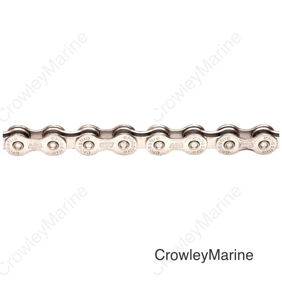 ACS Crossfire Chain - Single Speed 3/32 106 Links Silver
