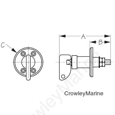 BATTERY SWITCH HD ON-OFF W/CAP