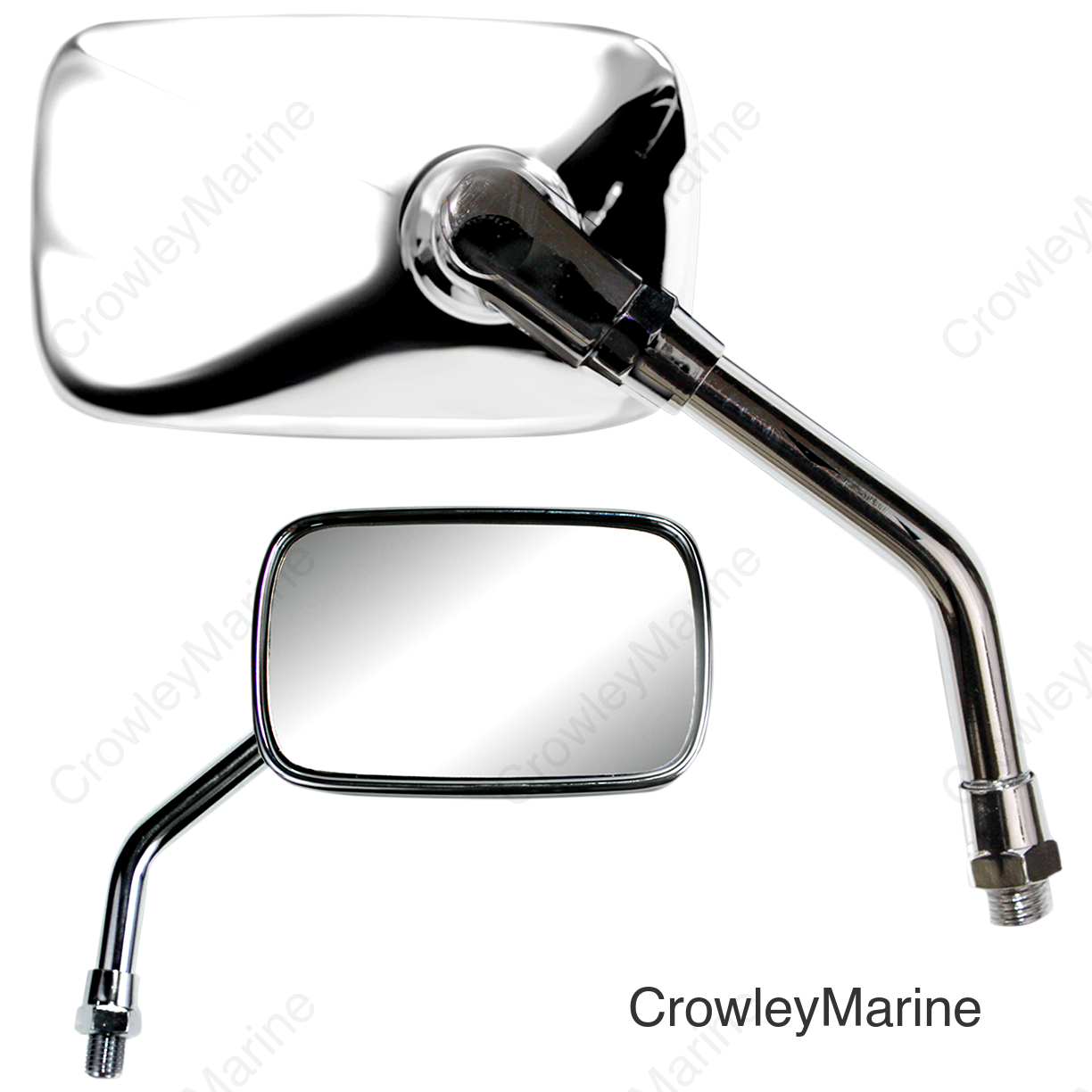 MIRROR PU MINI RECT. CHR