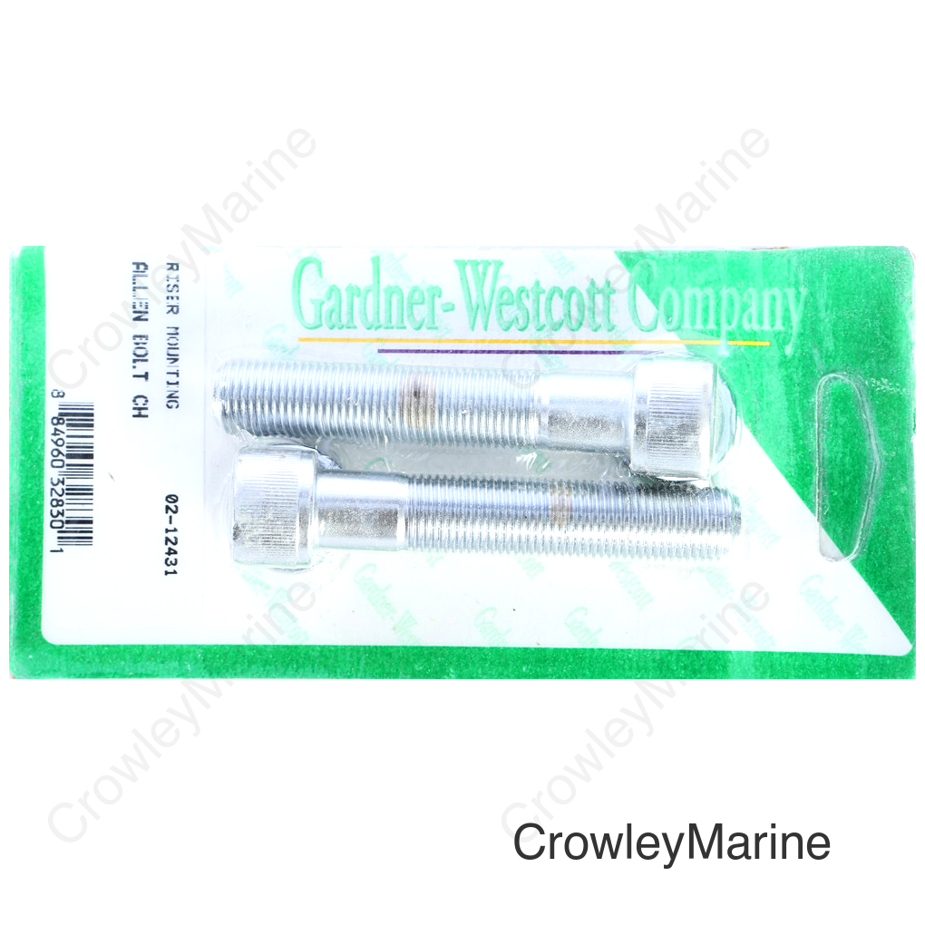 RISER BOLTS CHROME ALLEN HEAD 1/2-20 X 2 3/4 FINE THREAD