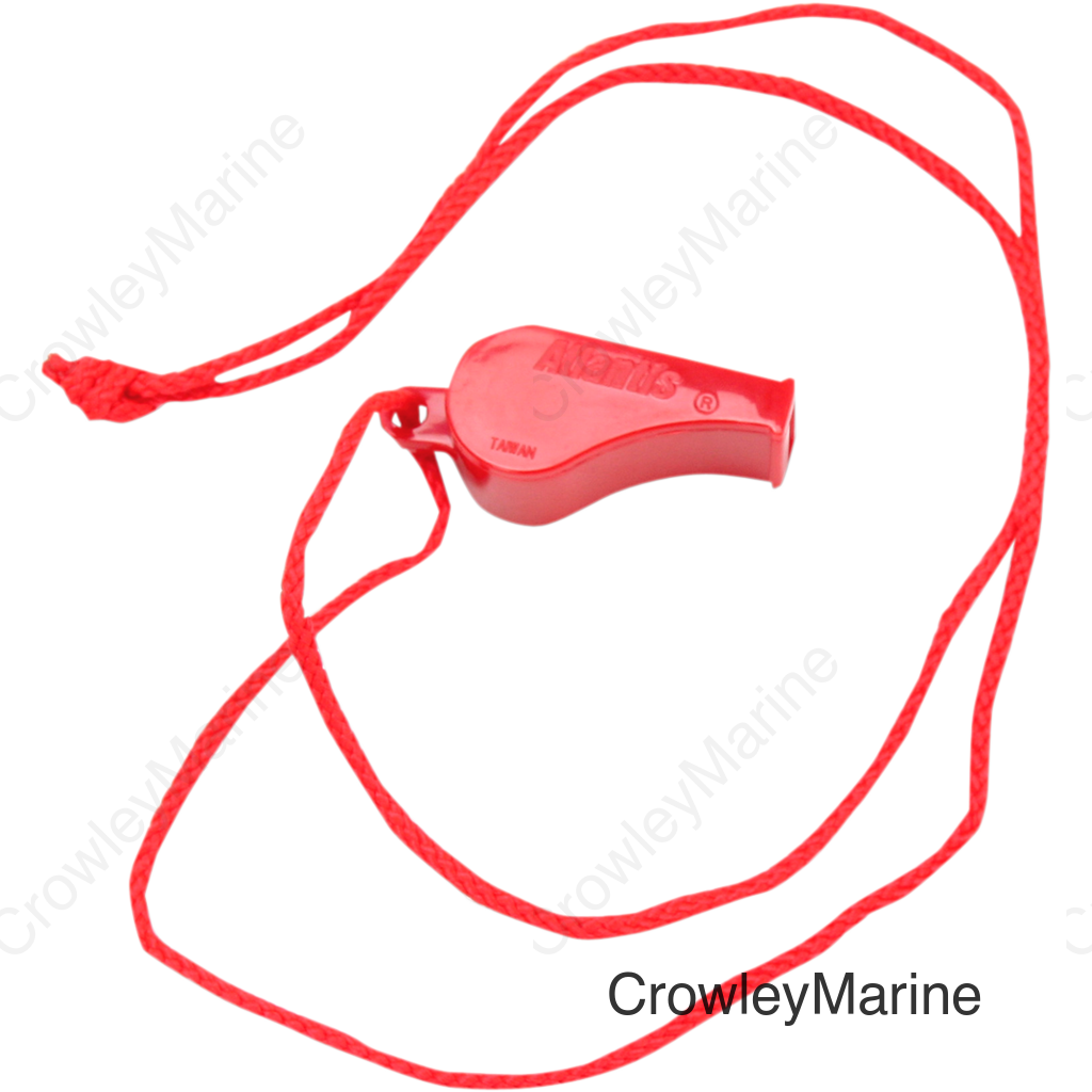 WHISTLE CORDED RED