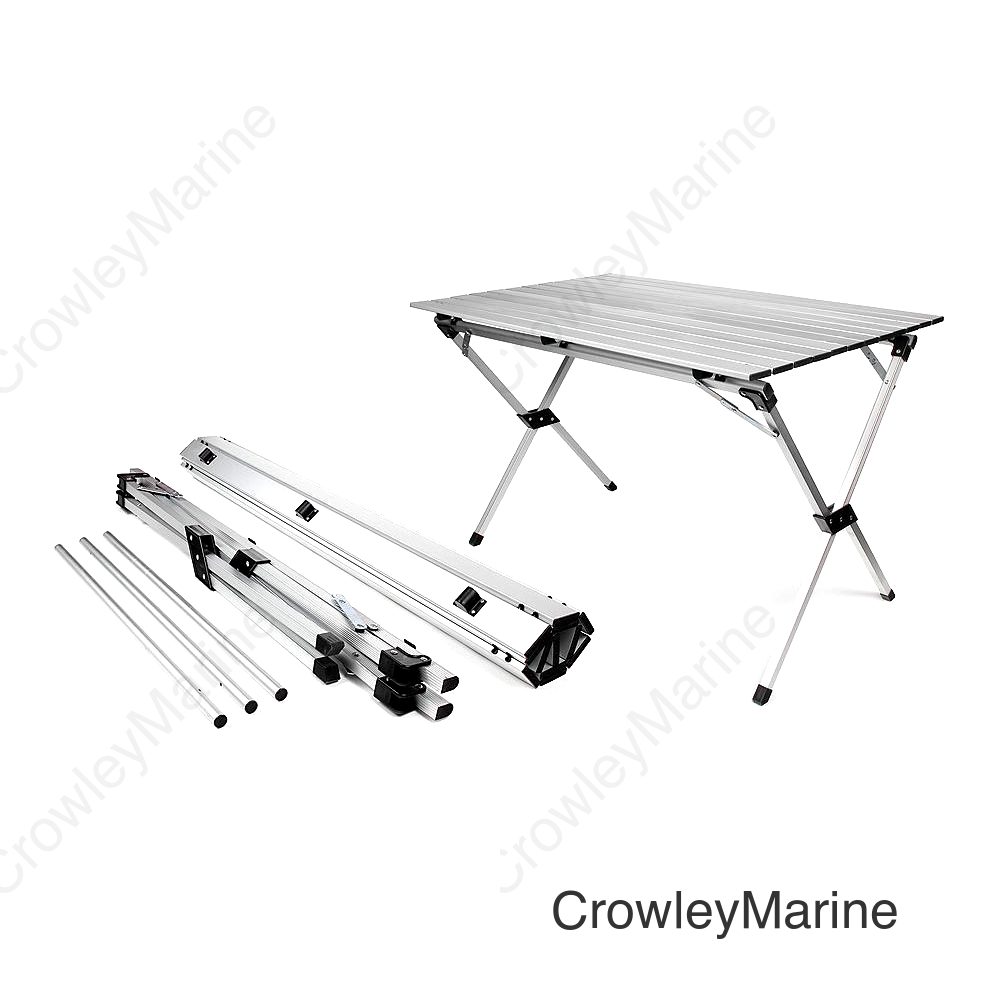 Camco 51892 Aluminum Roll-Up Table With Carrying Bag