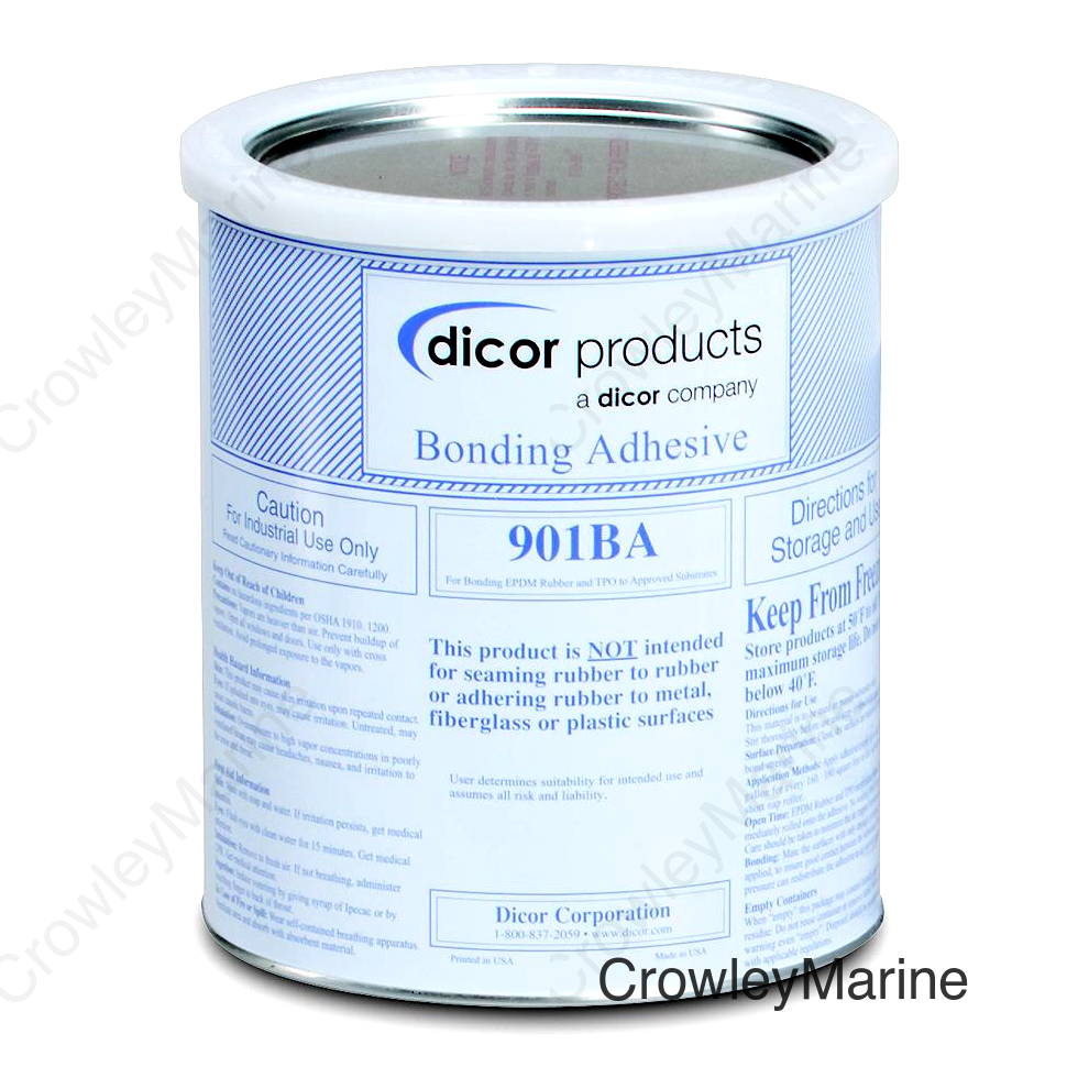 Dicor 901BA1 EPDM Rubber Roof System Water Based Bonding Adhesive, Gal.
