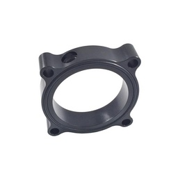Torque Solution Throttle Body Spacer (Black): Audi / Volkswagen 2.0T FSI SI thumbnail-1