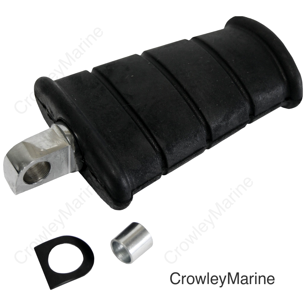 KICKPEDAL BLACK W/CHR SWIVEL
