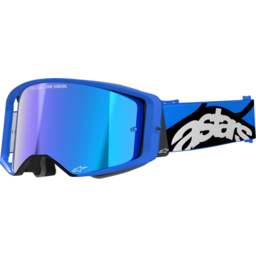 Supertech Goggle - Stream - Blue - Blue Mirror thumbnail-2