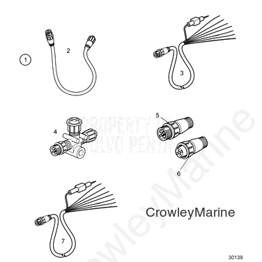 Cable(V2) - Volvo Penta (21867151)
