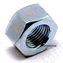Hex Locknut For Shackle Bolts, 9/16-18 Zinc (096810)