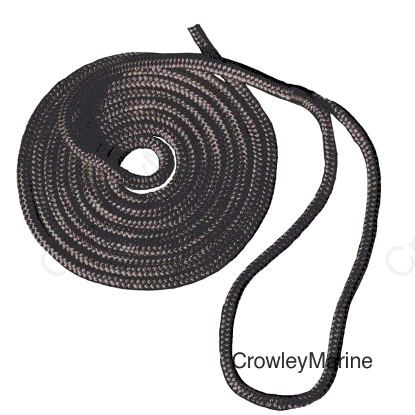 DOCK LINE 1/2' X 25' DOUBLE BRAID B