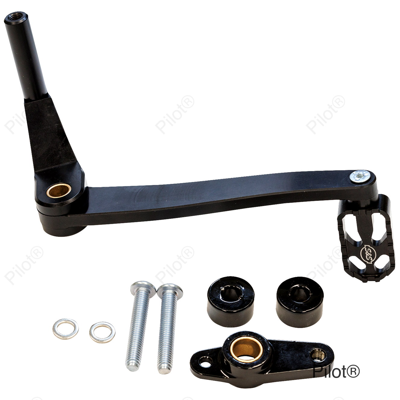 Brake Pedal - Mid-Mount - Black