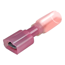 Seachoice Heat Shrink Insulated Disconnect, Marine Grade Heat-Shrinkable Male Disconnect Terminals, Red, Pack of 25, 22-18 Wire Range thumbnail-3