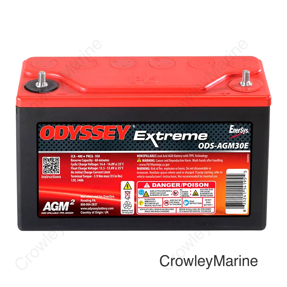 Odyssey Battery Powersport Extreme AGM Battery (PC950)