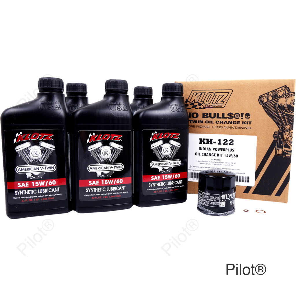 Oil Change Kit - Indian Powerplus - 15W-60