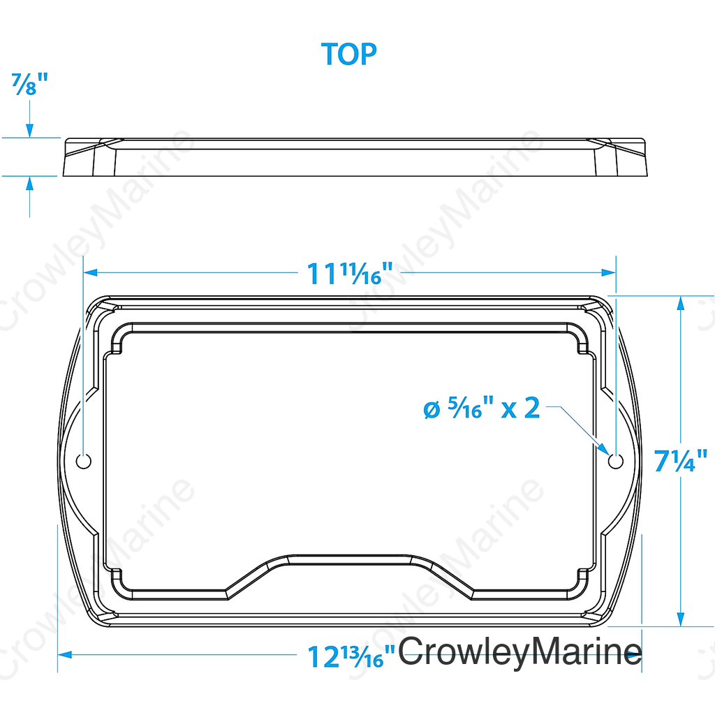 Seachoice USCG-Approved Premium Marine Group 24 Series Hold-Down Battery Tray, Black