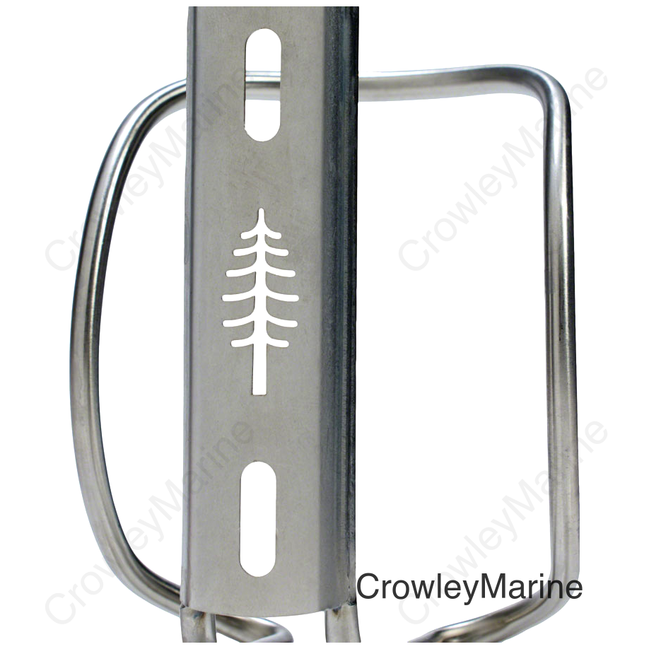 PDW ZigZag Water Bottle Cage - Silver