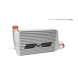 AMS Performance 08-15 Mitsubishi EVO X Front Mount Intercooler w/Modular Cast End Tanks & Logo thumbnail-0