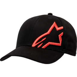 Corp Snap 2 Hat - Black/Warm Red - One Size thumbnail-1