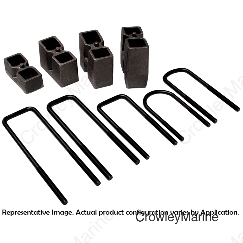 Skyjacker 1975-1988 Jeep J20 Suspension Block and U-Bolt Kit