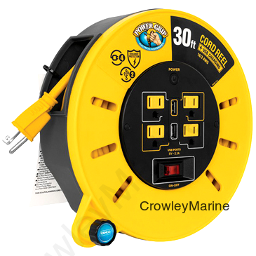30' 16/3 Ga. Cord, 10 Amp, 125V, 1250 Watts